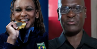 Pai de Rebeca Andrade morreu, segundo anunciou a irm&atilde; da ginasta nas redes sociais   Foto: Alexandre Loureiro/COB - Reprodu&ccedil;&atilde;o/YouTube