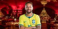 Neymar deixou a concentra&ccedil;&atilde;o e conheceu um dos clubes mais seletivos de Nova York  Foto: Reprodu&ccedil;&otilde;es e Foto Oficial FIFA
