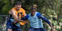 Cabo Verde treina para encarar a Argentina na segunda fase da Copa do Mundo &ndash;  Foto: Divulga&ccedil;&atilde;o / FCF / Jogada10