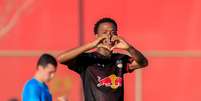 Rafael Lima, jogador do time sub-20 do Red Bull Bragantino. Foto: Fernando Roberto/Red Bull Bragantino / Esporte News Mundo