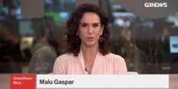 Malu Gaspar se ausenta temporariamente da GloboNews para tratar da sa&uacute;de  Foto: Reprodu&ccedil;&atilde;o/TV