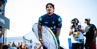 Gabriel Medina na etapa de Saquarema da WSL 2026 Foto: Esporte News Mundo