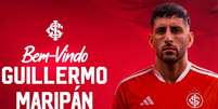 Inter anuncia chegada de zagueiro Marip&aacute;n - Foto: divulga&ccedil;&atilde;o/Internacional / Jogada10