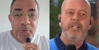 Mauro Machado, pai de Anitta revela diagnóstico de AVC após ver Alex Escobar passar mal ao vivo  Foto: Reprodução/Instagram e Globo / Contigo