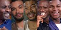 Idris Elba, Reg&eacute;-Jean Page, Aaron Pierre, Damson Idris e John Boyega foram apontados como candidatos a ser James Bond  Foto: Reprodu&ccedil;&otilde;es/TV