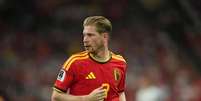 Kevin de Bruyne segue sendo o principal jogador de criação no meio-campo da Bélgica. Foto: Associated Press / Alamy
