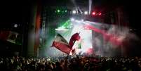 Torcida mexicana celebra vit&oacute;ria na Copa do Mundo na Cidade do M&eacute;xico 30 de junho de 2026  Foto: REUTERS/Armando Vega