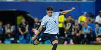 Federico Valverde, durante a partida entre Uruguai e Cabo Verde, válida pela fase de grupos da Copa do Mundo FIFA 2026  Foto: DANILO FERNANDES/FOTOARENA / Estadão