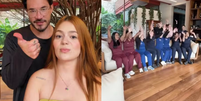 Viih Tube e Eliezer reuniram 11 funcionários no reality show  Foto: Reprodução/Instagram