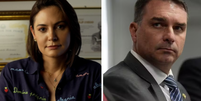 Michelle Bolsonaro e Fl&aacute;vio Bolsonaro protagonizam desintendimento em meio a pr&eacute;-campanha para a Presid&ecirc;ncia da Rep&uacute;blica  Foto: Reprodu&ccedil;&atilde;o/Instagram @michellebolsonaro/Ag&ecirc;ncia Senado