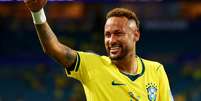 Neymar J&uacute;nior ap&oacute;s Brasil x Esc&oacute;cia, pela terceira rodada do grupo C da Copa do Mundo   Foto: Robert Cianflone/Getty Images / Esporte News Mundo