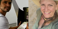 Piloto Henrique Martin de Carvalho e a pesquisadora alem&atilde; Lydia Theresia M&ouml;cklinghoff morreram em acidente de avi&atilde;o  Foto: Reprodu&ccedil;&atilde;o/Redes Sociais