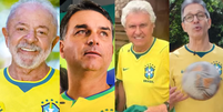 Na foto da esquerda para direita: Lula, Flávio Bolsonaro, Ronaldo Caiado e Romeu Zema   Foto: Ricardo Stuckert/PR - Reprodução/YouTube/Instagram