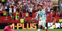 Cristiano Ronaldo marcou de pênalti contra a Croácia  Foto: Patrick Smith - FIFA/ / Getty Images