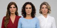 Andréia Sadi, Malu Gaspar e Daniela Lima: ser jornalista exige ter coragem dobrada  Foto: Fotos unidas por IA a partir de imagens captadas da TV