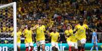 Col&ocirc;mbia vence o Congo e garante a classifica&ccedil;&atilde;o antecipada para pr&oacute;xima fase da Copa do Mundo &mdash;   Foto: Carl Recine/Getty Images / Esporte News Mundo
