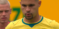 Bruno Guimarães perdeu pênalti para a Seleção Brasileira  Foto: Reprodução/CazéTV