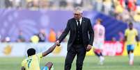 Carlos Ancelotti será o treinador para um ciclo completo até a próxima Copa do Mundo.  Foto: Buda Mendes/Getty Images / Jogada10