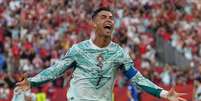 Cristiano Ronaldo chega embalado para o cl&aacute;ssico ap&oacute;s marcar seu 1&ordm; gol em mata-mata de Copas.  Foto: Stephanie Scarbrough / Alamy.