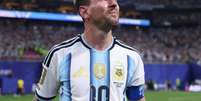 Messi se emocionou com a classifica&ccedil;&atilde;o da Argentina para as quartas de final da Copa do Mundo &ndash;  Foto: Justin Setterfield/Getty Images / Jogada10