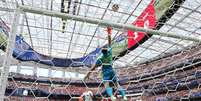 Goleiro espanhol Unai Sim&oacute;n ainda n&atilde;o sofreu gols na Copa do Mundo &ndash;  Foto: Michael Steele/Getty Images / Jogada10