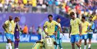 Jogadores ap&oacute;s a elimina&ccedil;&atilde;o do Brasil na Copa Foto: Buda Mendes/Getty Images / Esporte News Mundo