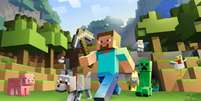 Microsoft teria usado lucros de Minecraft para financiar seu portfólio de jogos  Foto: Reprodução / Mojang