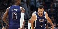 Stephen Curry e LeBron James - Foto: Reprodu&ccedil;&atilde;o/Instagram/@usabasketball/@stephencurry30/@teamusa / Esporte News Mundo