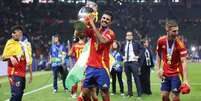 Em a&ccedil;&atilde;o pela Espanha nesta Copa do Mundo de 2026 &ndash;  Foto: Florencia Tan Jun / Getty Images / Jogada10