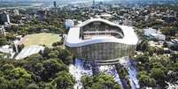 Projeto do estádio Osvaldo Domínguez Dibb, do Olimpia –  Foto: Divulgação/Olímpia / Jogada10