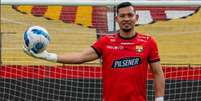 Jose Contreras, goleiro do Barcelona do Equador Foto: Divulgação / Barcelona SC / Jogada10