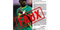 Boato sobre aposentadoria de Man&eacute; tomou propor&ccedil;&otilde;es mundiais - Divulga&ccedil;&atilde;o/Equipe du S&eacute;n&eacute;gal FSF @Fsfofficielle Foto: Jogada10