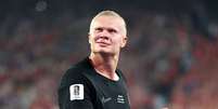 Erling Haaland: de carrasco do Brasil a parceiro de Vini Jr. no Real Madrid? Aumentam rumores de transferência do craque da Noruega para o time da Espanha.  Foto: Getty Images / Purepeople