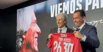 Jorge Jesus foi apresentado nesta sexta (10) como novo técnico de Portugal - Foto: Reprodução de vídeo / Jogada10