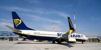 Imagem de ilustração de um avião da Ryanair.  Foto: © Eduard Vasilică / RFI