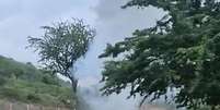 Ataque de drones &agrave; comunidade de Guajes de Ayala, no M&eacute;xico, por parte de carteis do tr&aacute;fico de drogas - Reprodu&ccedil;&atilde;o de v&iacute;deo Foto: Jogada10