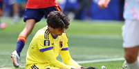 A substituição ocorreu aos 26 minutos do segundo tempo e, quase 20 minutos depois, a Espanha margou o segundo o gol na partida, comMikel Merino  Foto: Robbie Jay Barratt - AMA/Getty Images