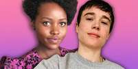 Lupita Nyong&rsquo;o e Elliot Page se tornaram alvo de &oacute;dio por fazer parte do elenco de 'A Odisseia'  Foto: Fotomontagem: Sala de TV