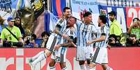 N&atilde;o &eacute; s&oacute; artilheiro: Lionel Messi se isola como maior 'gar&ccedil;om' das Copas ap&oacute;s assist&ecirc;ncia em gol contra a Su&iacute;&ccedil;a  Foto: MB Media/Getty Images