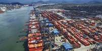 Expectativa &eacute; que Porto de Santos se consolide como polo regional de abastecimento de combust&iacute;veis mar&iacute;timos de baixo carbono  Foto: Porto de Santos/Divulga&ccedil;&atilde;o / Estad&atilde;o