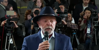 O presidente Lula (PT) em discurso nesta segunda-feira, 13  Foto: Reprodu&ccedil;&atilde;o/CanalGov