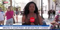 As rep&oacute;rteres francesas dispensaram o terninho e agora surgem com visual descontra&iacute;do para suportar o calor  Foto: Reprodu&ccedil;&atilde;o/TV