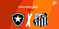 Botafogo saiu do CT Rei Pel&eacute; com derrota pesada - Foto: Raul Baretta / Santos / Jogada10