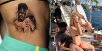 Influenciadora que tatuou Vini Jr. relata ataques ap&oacute;s foto do jogador com Virginia (Redes Sociais)  Foto: Contigo