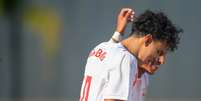 Samuel Alves, jogador do time sub-17 do Red Bull Bragantino. Foto: Fernando Roberto/Red Bull Bragantino / Esporte News Mundo
