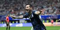 Lionel Messi voltou a decidir pela Argentina, desta vez na virada contra a Inglaterra pela semifinal da Copa do Mundo de 2026  Foto: Shaun Botterill/Getty Images
