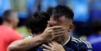 J&aacute; nos acr&eacute;scimos, sete minutos ap&oacute;s o primeiro gol, Messi cruzou e Lautaro Mart&iacute;nez apareceu na &aacute;rea parar colocar os hermanos na final  Foto:  Jonathan Bachman - FIFA/FIFA via Getty Images