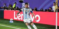 Lionel Messi &eacute; a principal esperan&ccedil;a de gols para levar a Argentina novamente &agrave; final da Copa do Mundo.  Foto: Latin Sport Images / Alamy