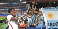 Essa n&atilde;o foi a primeira vez que Speed &eacute; alvo de ataques da torcida da Argentina  Foto: Reprodu&ccedil;&atilde;o/X/@yoxics