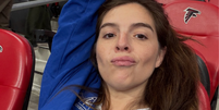 Filha de Maradona em jogo da semifinal da Copa  Foto: Reprodução/Instagram 